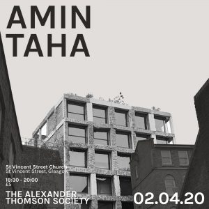 ATS Talks: The Alexander Thomson Lecture - Amin Taha @ St Vincent Street Church